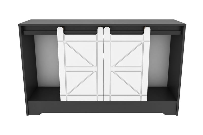 Tv-bänk Zakkum 140x85 cm - Grå - Möbler - TV- & Mediamöbler - TV bänk & mediabänk