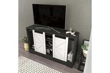 Tv-bänk Zakkum 140x85 cm - Grå - Möbler - TV- & Mediamöbler - TV bänk & mediabänk