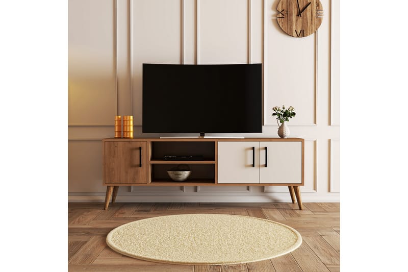 Tv-bänk Zakkum 150x52 cm - Brun - TV bänk & mediabänk