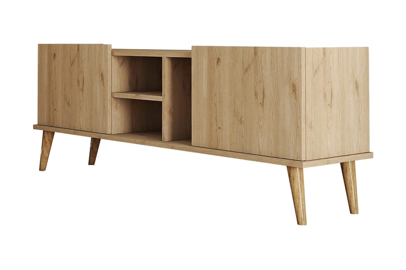 Tv-bänk Zakkum 150x52 cm - Brun - Möbler - TV- & Mediamöbler - TV bänk & mediabänk