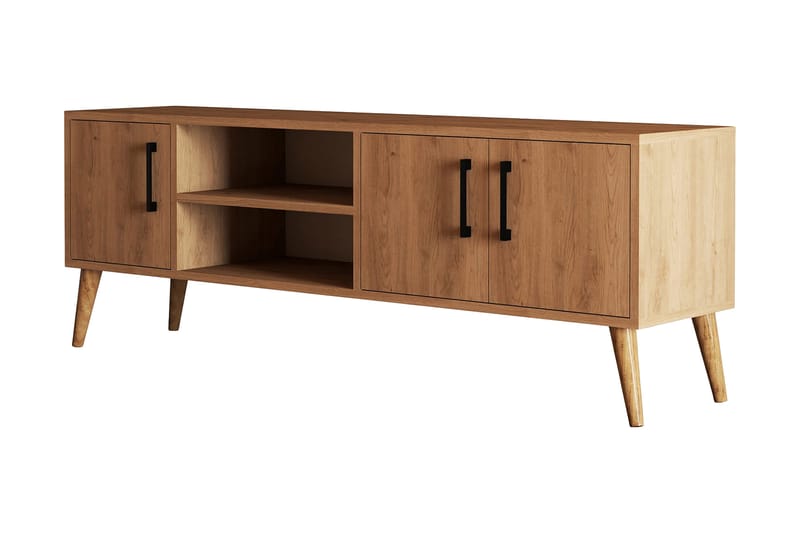 Tv-bänk Zakkum 150x52 cm - Brun - Möbler - TV- & Mediamöbler - TV bänk & mediabänk
