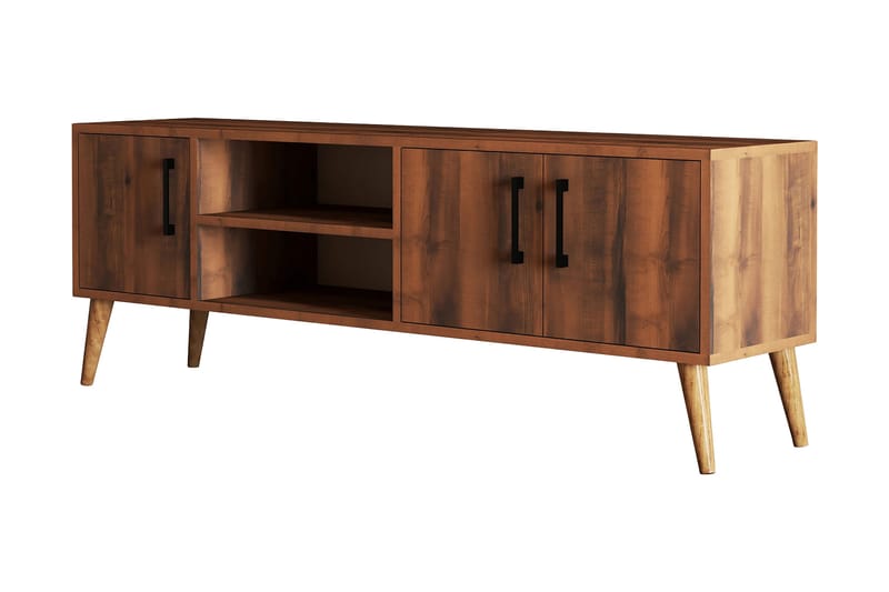 Tv-bänk Zakkum 150x52 cm - Brun - Möbler - TV- & Mediamöbler - TV bänk & mediabänk