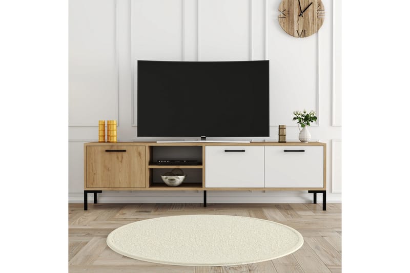 Tv-bänk Zakkum 150x52 cm - Brun - TV bänk & mediabänk