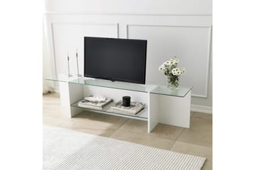 Tv-bänk Zakkum 158x40 cm - Vit - Möbler - TV- & Mediamöbler - TV bänk & mediabänk
