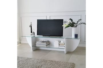 Tv-bänk Zakkum 158x40 cm - Vit - Möbler - TV- & Mediamöbler - TV bänk & mediabänk