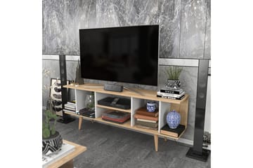 Tv-bänk Zakkum 160x38,6 cm - Blå - Möbler - TV- & Mediamöbler - TV bänk & mediabänk