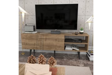 Tv-bänk Zakkum 160x38,6 cm - Brun - Möbler - TV- & Mediamöbler - TV bänk & mediabänk