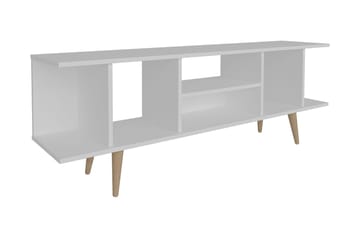 Tv-bänk Zakkum 160x38,6 cm - Vit - Möbler - TV- & Mediamöbler - TV bänk & mediabänk