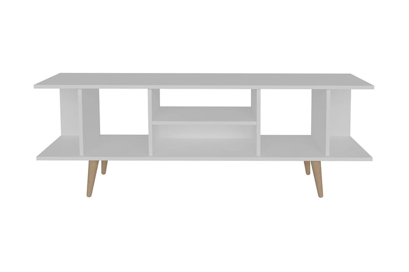 Tv-bänk Zakkum 160x38,6 cm - Vit - Möbler - TV- & Mediamöbler - TV bänk & mediabänk