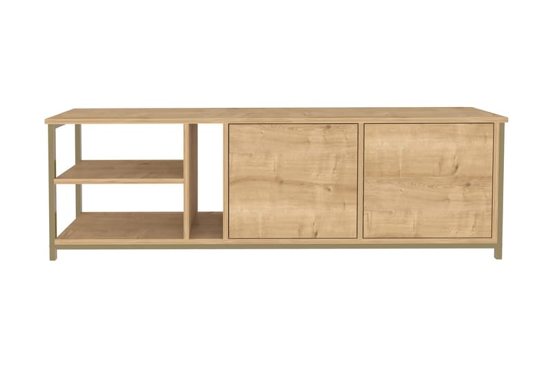Tv-bänk Zakkum 160x50,8 cm - Brun - Möbler - TV- & Mediamöbler - TV bänk & mediabänk