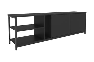 Tv-bänk Zakkum 160x50,8 cm - Svart - Möbler - TV- & Mediamöbler - TV bänk & mediabänk