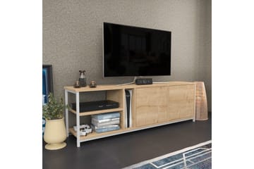 Tv-bänk Zakkum 160x50,8 cm - Vit - Möbler - TV- & Mediamöbler - TV bänk & mediabänk