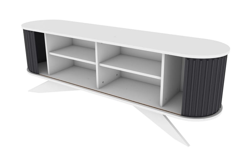 Tv-bänk Zakkum 180x60 cm - Antracit - Möbler - TV- & Mediamöbler - TV bänk & mediabänk