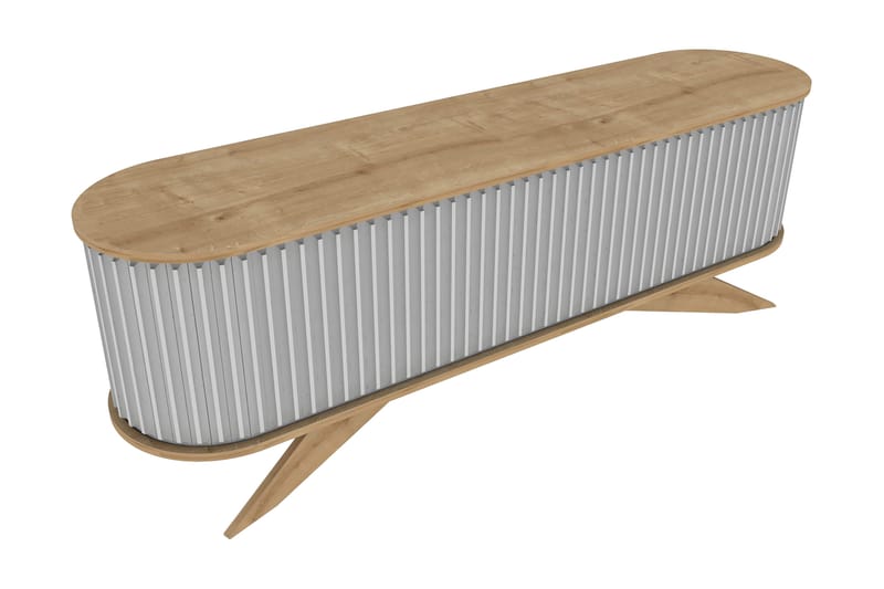 Tv-bänk Zakkum 180x60 cm - Blå - Möbler - TV- & Mediamöbler - TV bänk & mediabänk