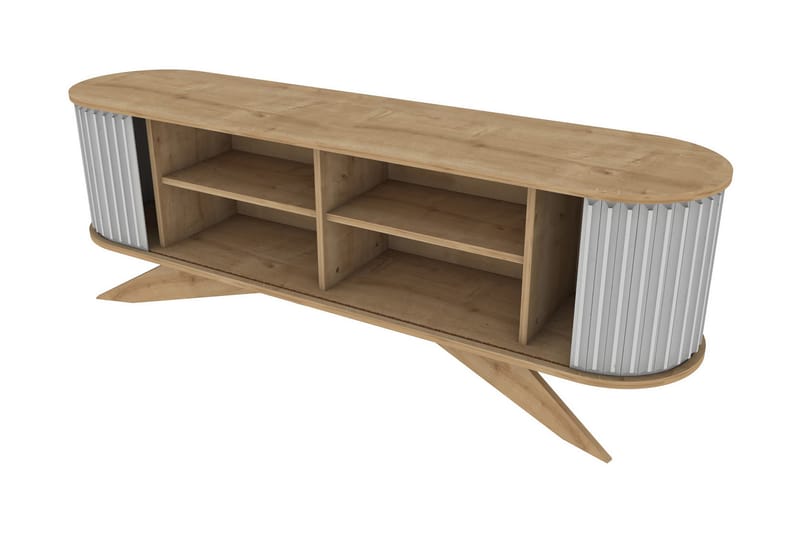 Tv-bänk Zakkum 180x60 cm - Blå - Möbler - TV- & Mediamöbler - TV bänk & mediabänk