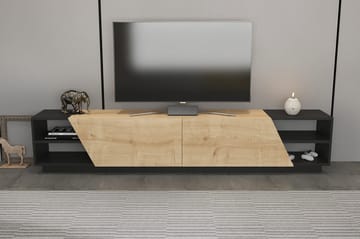 Tv-bänk Zakkum 240x47,4 cm - Antracit - Möbler - TV- & Mediamöbler - TV bänk & mediabänk