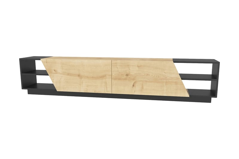 Tv-bänk Zakkum 240x47,4 cm - Antracit - Möbler - TV- & Mediamöbler - TV bänk & mediabänk