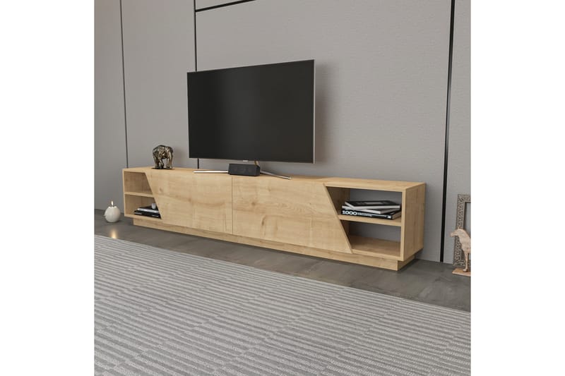 Tv-bänk Zakkum 240x47,4 cm - Brun - Möbler - TV- & Mediamöbler - TV bänk & mediabänk