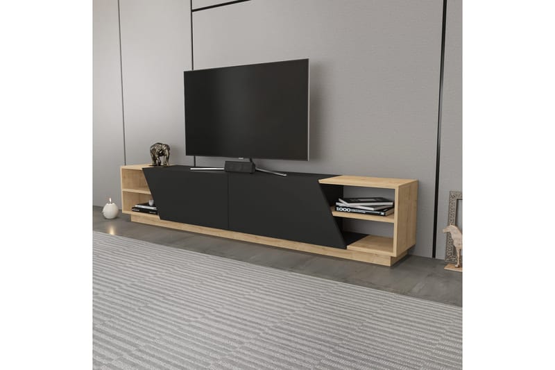 Tv-bänk Zakkum 240x47,4 cm - Brun - Möbler - TV- & Mediamöbler - TV bänk & mediabänk