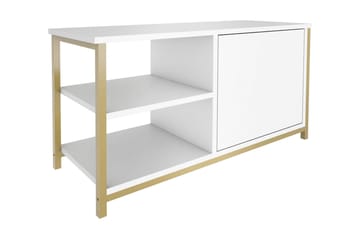 Tv-bänk Zakkum 89,6x50,8 cm - Guld - Möbler - TV- & Mediamöbler - TV bänk & mediabänk