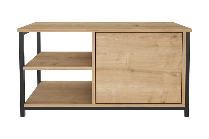 Tv-bänk Zakkum 89,6x50,8 cm - Svart - Möbler - TV- & Mediamöbler - TV bänk & mediabänk