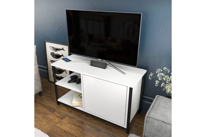 Tv-bänk Zakkum 89,6x50,8 cm - Svart - Möbler - TV- & Mediamöbler - TV bänk & mediabänk