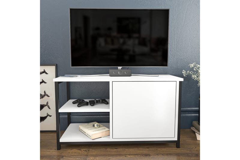 Tv-bänk Zakkum 89,6x50,8 cm - Svart - Möbler - TV- & Mediamöbler - TV bänk & mediabänk