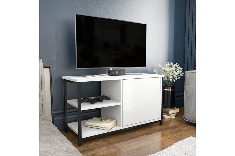 Tv-bänk Zakkum 89,6x50,8 cm - Svart - Möbler - TV- & Mediamöbler - TV bänk & mediabänk