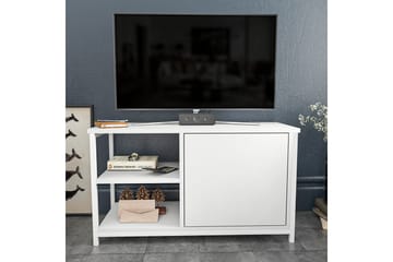 Tv-bänk Zakkum 89,6x50,8 cm - Vit - Möbler - TV- & Mediamöbler - TV bänk & mediabänk