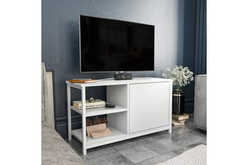 Tv-bänk Zakkum 89,6x50,8 cm - Vit - Möbler - TV- & Mediamöbler - TV bänk & mediabänk