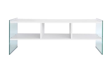 TV-bänk Zazana 122 cm - Vit - Möbler - TV- & Mediamöbler - TV bänk & mediabänk
