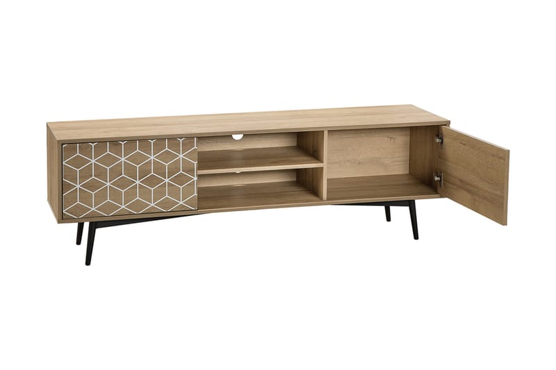 TV-Bänk Pestano 160 cm - Trä|Natur - Möbler - TV- & Mediamöbler - TV bänk & mediabänk