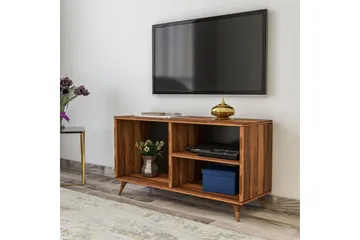 TV-Bänk Pitchford 100 cm - Valnöt - Möbler - TV- & Mediamöbler - TV bänk & mediabänk