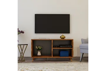 TV-Bänk Pitchford 100 cm - Valnöt - Möbler - TV- & Mediamöbler - TV bänk & mediabänk