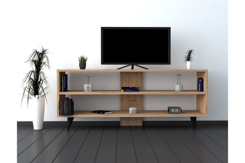TV-Bänk Petefish 120 cm - Oak - Möbler - TV- & Mediamöbler - TV bänk & mediabänk