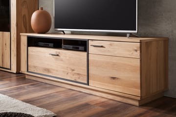 TV-Bänk Princevalle 180 cm - Ek|Antracit - Möbler - TV- & Mediamöbler - TV bänk & mediabänk