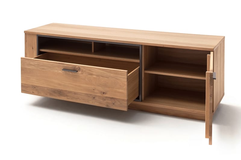 TV-Bänk Princevalle 180 cm - Ek|Antracit - Möbler - TV- & Mediamöbler - TV bänk & mediabänk