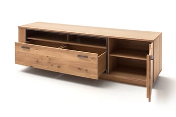 TV-Bänk Princevalle 210 cm - Ek|Antracit - Möbler - TV- & Mediamöbler - TV bänk & mediabänk