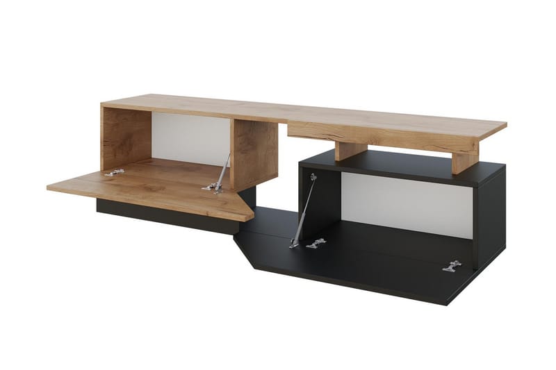Tv-bänk Perdioni 160 cm - Natur/Vit - Möbler - TV- & Mediamöbler - TV bänk & mediabänk