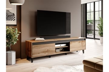 Tv-bänk Paddalsliden 170 cm - Natur/Antracit - Möbler - TV- & Mediamöbler - TV bänk & mediabänk