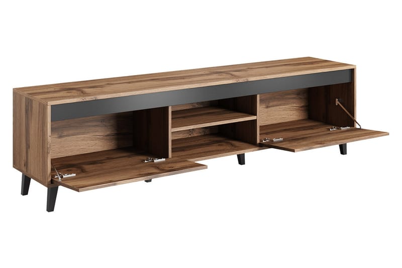 Tv-bänk Paddalsliden 170 cm - Natur/Antracit - Möbler - TV- & Mediamöbler - TV bänk & mediabänk