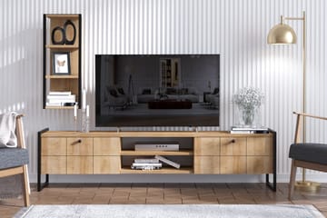 TV-möbelset Hacksjö 180 cm - Brun - Möbler - TV- & Mediamöbler - TV bänk & mediabänk