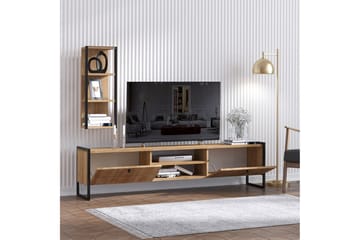 TV-möbelset Hacksjö 180 cm - Brun - Möbler - TV- & Mediamöbler - TV bänk & mediabänk