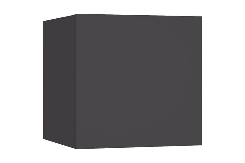 Väggmonterade tv-skåp 2 st grå 30,5x30x30 cm - Grå - TV bänk & mediabänk
