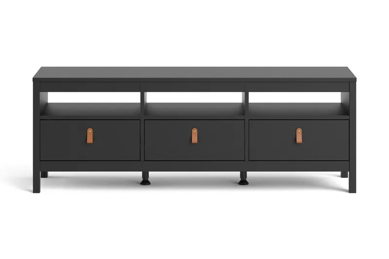 Vallvidera Tv-bänk 151 cm - Svart/Natur - Möbler - TV- & Mediamöbler - TV bänk & mediabänk