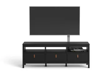 Vallvidera Tv-bänk 151 cm - Svart/Natur - Möbler - TV- & Mediamöbler - TV bänk & mediabänk