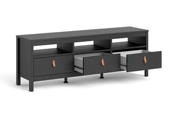 Vallvidera Tv-bänk 151 cm - Svart/Natur - Möbler - TV- & Mediamöbler - TV bänk & mediabänk