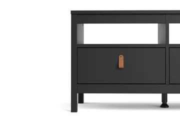 Vallvidera Tv-bänk 151 cm - Svart/Natur - Möbler - TV- & Mediamöbler - TV bänk & mediabänk