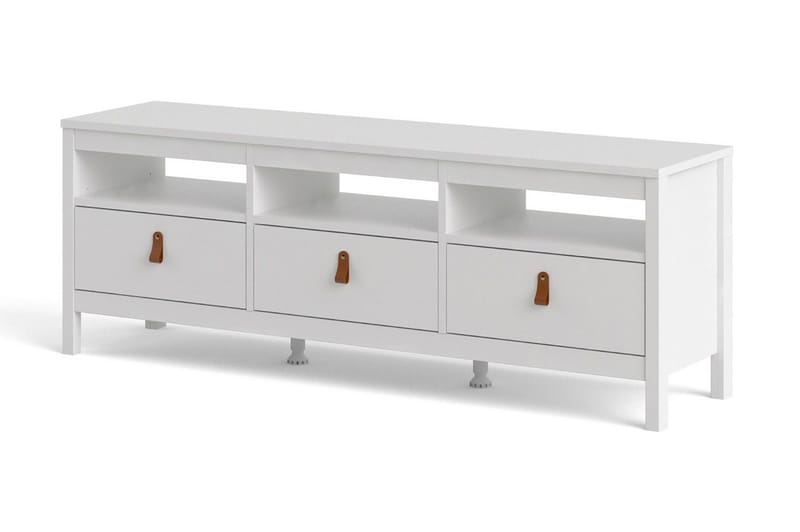 Vallvidera Tv-bänk 151 cm - Vit/Natur - Möbler - TV- & Mediamöbler - TV bänk & mediabänk