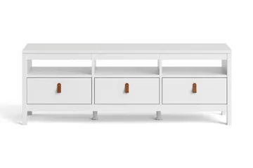 Vallvidera Tv-bänk 151 cm - Vit/Natur - Möbler - TV- & Mediamöbler - TV bänk & mediabänk